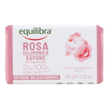 Equilibra rosa ialuronica sapone 100% vegetale 100 g