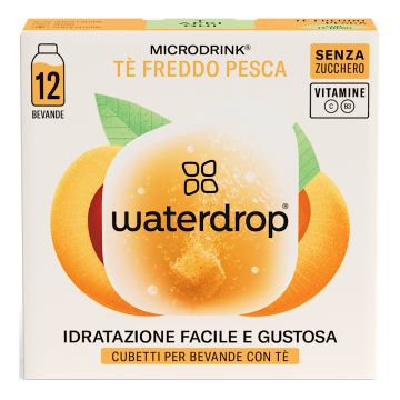 Waterdrop ice tea pesca 12 cubetti Waterdrop ice tea pesca 12 cubetti