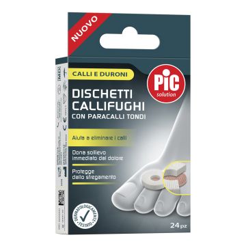 Pic Solution Dischetti Callifughi Con Paracalli Tondi Confezione Mix 24 Pezzi