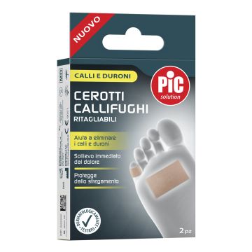 Pic Solution Cerotti Callifughi Ritagliabili Con Acido Salicilico 2 Pezzi 6x4cm