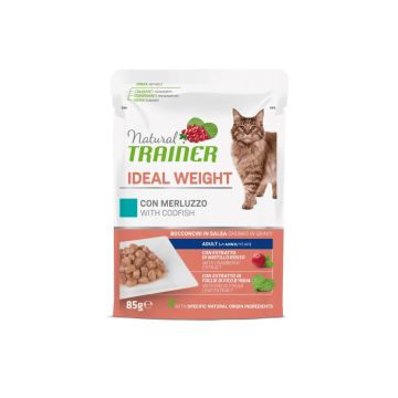 Trainer Gatto Natural Ideal Weight Merluzzo 85 Gr