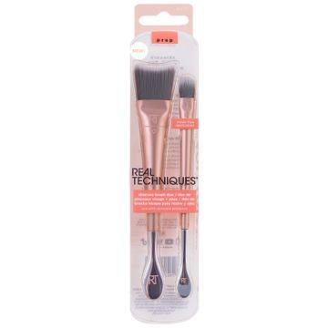 REAL TECHNIQUES - Skincare Brush Duo - 2 Pennelli Per Make-Up