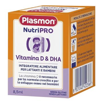 Plasmon nutripro vitamina d & dha 8,5 ml
