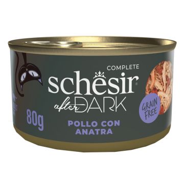 Schesir cat after dark pollo con anatra 80 g