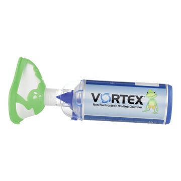 Camera distanziatrice con maschera pediatrica vortex
