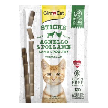 Gimcat sticks agnello pollame