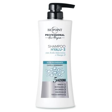 BIOPOINT - Hyalu-3 - shampoo per capelli secchi 400 ml