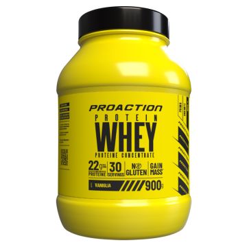 Proaction fit whey protein vaniglia 900 g