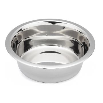 Leopet ciotola standard in acciaio inox con antiscivolo 1800 ml