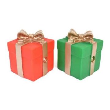 Leo Pet Xmas Cane Gioco Pacco Regalo In Vinile 8X6X6 Cm