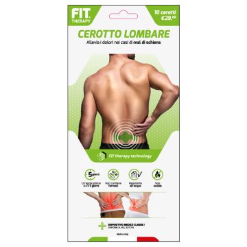 Fit therapy cerotto lombare 10 pezzi