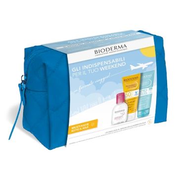 Bioderma travel kit summer holiday 1 sensibio h2o 100 ml + 1 photoderm lait ultra spf50+ 100 ml + 1 photoderm aftersun 100 ml