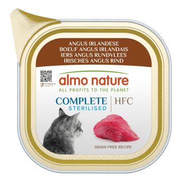 Hfc cat complete sterilizzato angus irlandese 85 g