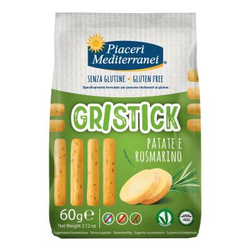 Piaceri mediterranei gristick patate e rosmarino 60 g