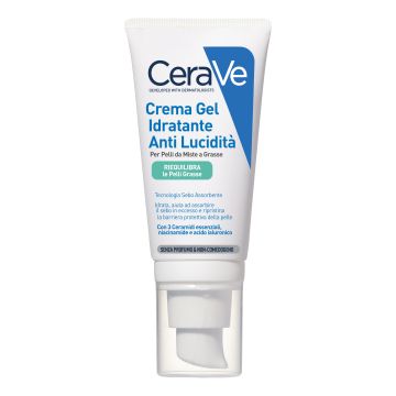 Cerave Crema Viso Gel Idratante Anti Lucidità 52 ml