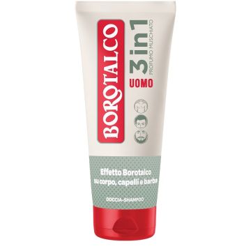 BOROTALCO - Uomo - Doccia Shampoo 3 In 1 Profumo Muschiato 200 Ml