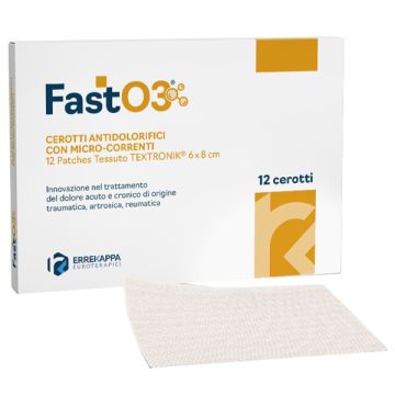 Cerotti antidolorifici fasto3 6x8cm 12 pezzi