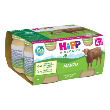 Hipp bio omog manzo 4x80g