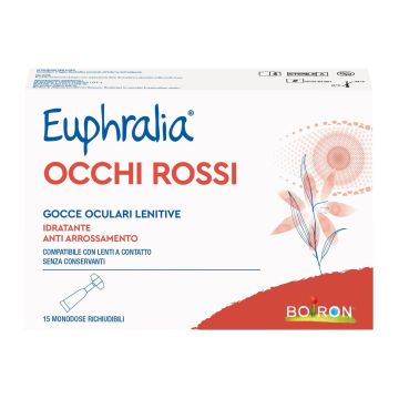 Gocce oculari lenitive euphralia occhi rossi 15 flaconcini monodose 0,5 ml