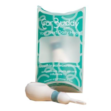 Earbuddy verde dispositivo pulizia orecchio