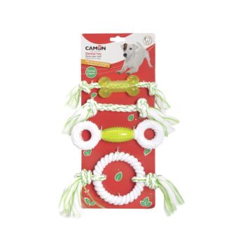 Camon Cane Gioco Kit Giochi Dentali Profumo Menta Cf. (4 Pezzi)