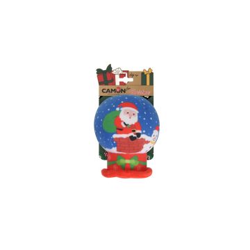 Camon Xmas Cane Gioco In Peluche Palla Di Neve 14 Cm