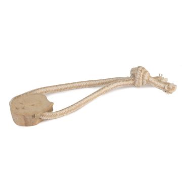Camon Cane Gioco Corda Con Legno Di Caffe' 28 Cm