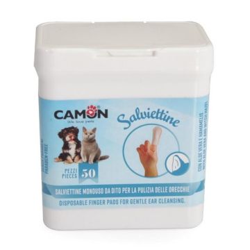 Camon Salviette Da Dito Per La Pulizia Orecchie Cf. 50 Pezzi