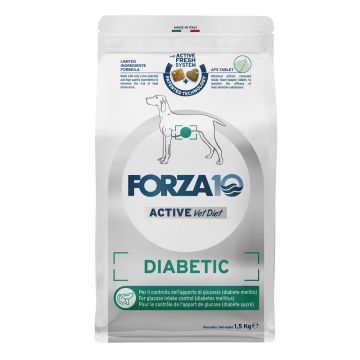 Forza 10 active diabetic dog all adult pesce dry 1,5 kg Forza 10 active diabetic dog all adult pesce dry 1,5 kg