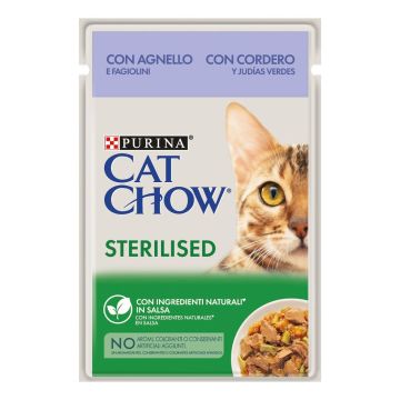 Cat chow sterilised agnello e fagiolini 85 g