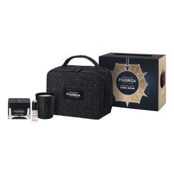 Filorga Cofanetto Global Repair Advanced Crema Viso 50 ml + Global Repair Advanced Elixir 5ml + Candela e Pochette