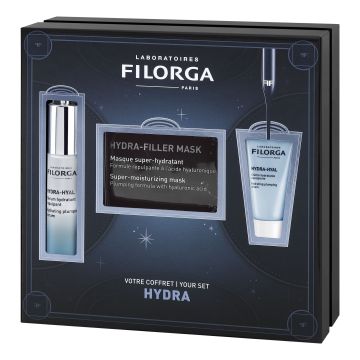 Filorga Xmas Coffret Hydra - Siero 30 ml + Maschera 20 ml + Crema 15 ml Trattamento Idratante Completo