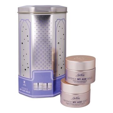 Bionike Defence My Age Gold Cofanetto Regalo Crema Ricca Fortificante 50 ml + Crema Notte 50 ml