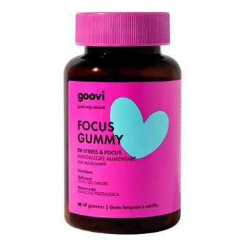 Goovi de-stress&focus focus gummy 60 gummies
