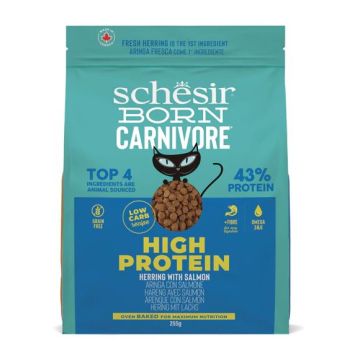 Schesir Gatto Born Carnivore Adulto Aringa & Salmone 255 Gr