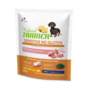 Trainer Cane Natural Sensitive Adulto Mini Maiale 800 Gr
