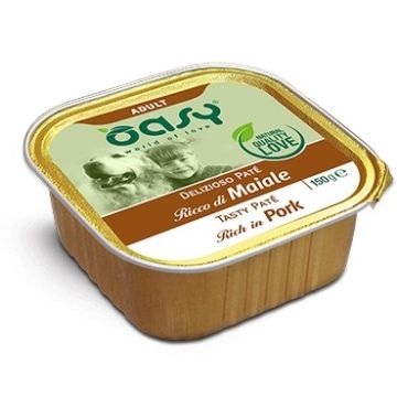 Oasy Cane Delizioso Pate' Adulto Maiale 150 Gr