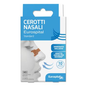 Cerotti nasali standard 5,6x1,8cm 10 pezzi