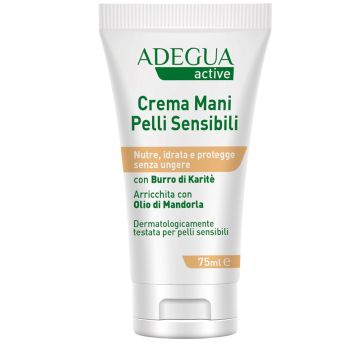 Adegua active mani crema pelli sensibili 75 ml