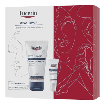 Eds xmas pack urea 2024 1 crema mani 75 ml urearepair plus + 1 balsamo labbra 10 ml urearepair plus