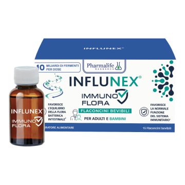 Influnex immuno flora 15 flaconcini