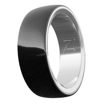 Niah moon smart ring diametro 18,20 mm funzione touch e health care nero