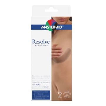 Cerotto siliconico seno master-aid resolve 32x4cm 2 pezzi