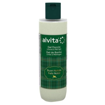 Alvita gel doccia natale 2024 limone & meringa 250 ml