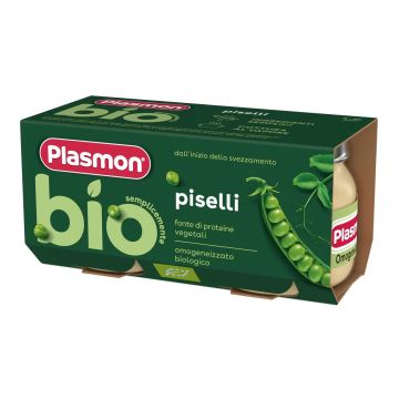 Plasmon bio omogeneizzato piselli 2 pezzi