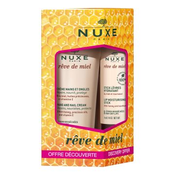 Nuxe rdm kit stick levres 4 g + creme main 30 ml