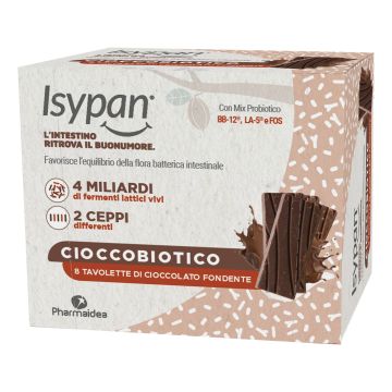 Isypan cioccobiotico fondente 8 pezzi