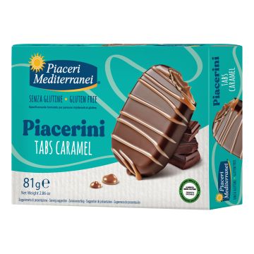 Piaceri mediterranei piacerini tabs caramel 81 g