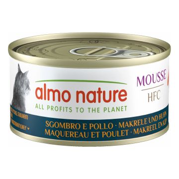 Almo hfc gatto mousse sgombro pollo 70 g