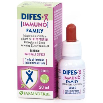 Difes-x immuno family gocce 20 ml